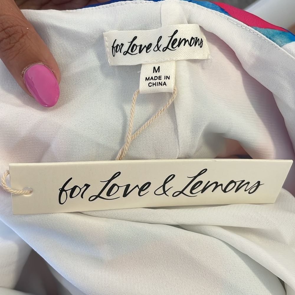 FOR LOVE AND LEMONS -‎ LORENZA CUTOUT SATIN MINI DRESS - Picture 12 of 12